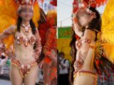 【写真】超美形の女優ルックスの黒カーリーヘアースタイル抜群な健康美サンバダンサー Vol.1 高画質192枚!