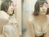 アイドル級美女が… 上着にてこずりピエン 僕のお店の試着室345