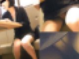 カフェでパンチラする美人OL盗撮動画