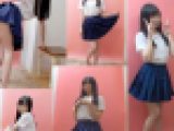 素人パンチラ in 自宅で個人撮影会 vol.100 リアル学生服?イチゴパンツ史上最強の美少女　しのちゃん「撮られてるとお股が