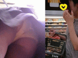 買い物中OLのパンチラ 　48