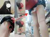 衝撃/黒パンを脱ぎ脱ぎする美少女