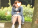 お座りお姉さん発見!!(FHD)大変です!!パンツが見えてますよ36