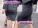 リクルートSP52☆チャイナドレス状態リクルートスーツ!真横に来たスリットを懸命に直す仕草に大興奮^ ^
