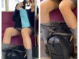 JK風制服美女の対面エロ過ぎるミニスカ生脚299