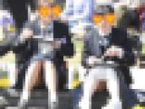 お弁当を食べているＭ字美少女を発見！！（ＦＨＤ）黒系パンチラのＣちゃん！！大変です！！パンツが見えてますよ特別編３０