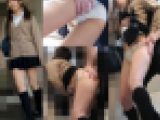 痴漢に耐え切れず股間が大洪水になってしまう美少女。喘ぎ淫れる正直な体をねっとり調教編