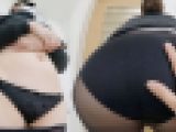 【ワンコイン人妻パンチラ】年始に寒空の下薄着で頑張って庭掃除してた戸建て住まいの専業主婦おばさん