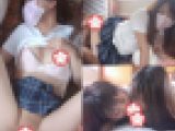 明里ちゃんが友達の目の前で大漁に潮吹いたど~!ハチャメチャのハメハメ祭り!驚愕!びっくり放心!①