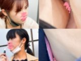 【喫煙所パンチラ】美人大手企業OLの胸チラ・巨乳OLの豊満な垂れパイ