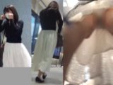 街角チラ見えぶらり旅!美女美少女OL・JD達6人のパンチラちら見え!!