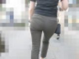 【新機材】【4K高画質】 アンクルパンツくっきりライン付き女子大生