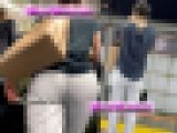 OL148☆オシャレなPラインがくっきり浮き出る!ぴちぴちデカ尻に大興奮^ ^