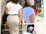 【美人JDエロ最高】美人JDがデカ尻を最高にエロく着こなしたタイトスカートで自慢のお尻をぶりんぶりんさせる！激エロ肉尻！【664
