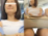 (電車対面）(顔出し)ライトブルーのお上品なワンピースをお召になって…パンストあんよをひらいちゃうOL奥さまを観察してみました!