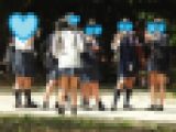 制服姿の女のコを撮影しました!!123