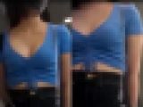 胸の露出が超エロい挑発的なギャル★プルンプルンな美乳に目が釘付け