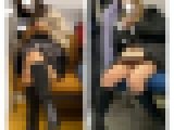2名の美人ロンブーお姉さんの対面エロ過ぎる生脚美脚634