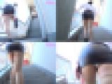 テカテカぴっちりタイトスカートがエロい、むちむちガーターストッキングOLさん（1）
