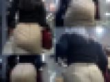 人妻タイトスカート4＊デカ尻淑女の歩行尻【1名】