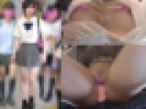 【電車痴漢】パイパン美少女に非情中出し痴漢！乳首もクリも弄りまくり肉棒ブチ込み中出し