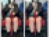 スマホに夢中な美人お姉さんの対面エロ過ぎる生脚美脚654