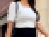 【プラチナクラス】めちゃカワ！タレント？モデル？な着衣巨乳様に密着！