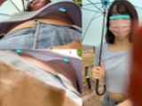 ノーブラお姉さんの下乳①