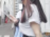 0007街撮りメチャカワちゃん４人乳追い