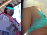 パンチラ小人目線☆☆（pa-to485)［電車編]