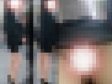 働くパンストOLの美脚と逆さ
