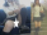 ロリ偏差値70超え女子 電車内ブラ&パンツ奇跡のWチラ（Full HD）