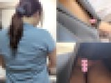 【流出】食器洗い中に胸チラを撮影。年上女性の家事。【パンチラ/美乳】