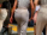 【4K60P街撮り】レースのパンティーがくっきり！！パンティー透け透けのお姉さん2