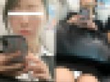 (電車対面）(顔出し)リクスー女子にしては…妙に艶々の色っぽい表情を数多浮かべちゃう…リクルート女子大生さんを観察してみました!