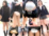 【2本セット】2アングルめくりP撮り＋突き出しモロP制服女子 ＝鬼畜スカートめくり20回SET