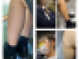 ３名のJK風制服美女のエロ過ぎる接近ミニスカ生脚435