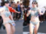 【写真】黒髪白肌美白!弾ける笑顔のブルースノウな可憐な女子大生サンバダンサー 高画質189枚