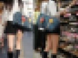 制服女子街撮り4　ハプニングパンチラ