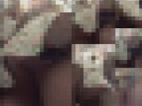 見上げるとパンチラ　～学生編：白パンティーのリボンまでバッチリ！～　S_S-1