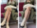 脚を組む美人お姉さんの対面エロ過ぎる生脚美脚736