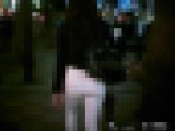 白のピタパンエロ尻にフル勃起！駅に向かって歩く私服お姉さん【動画】街撮り編 1902と1011セット販売