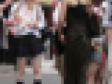 制服女子街撮り29 立ち止まっているギャル