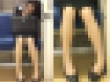 就活に疲れて電車で爆睡するリクルートスーツ姿の女子大生