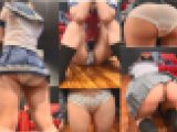 巨尻の制服女子のおパンツちゃん?