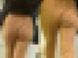 街撮り巨尻通信29*ベージュパンツを少し尻に食い込ませて歩くセクシーお姉さん