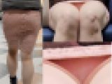 【ピンクタイスカ再び】デカ尻お姉さんのピチピチタイトスカート5