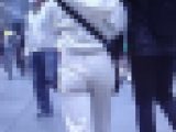 清楚系の激カワ美女がピタパン履いて猥褻度200%の爆尻パンパンにさせて歩く姿がイヤらし過ぎる