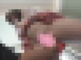 色白巨乳美女に生ハメして大量口内発射!!