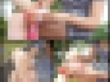 汚れた足の裏をウエットティッシュで綺麗にします